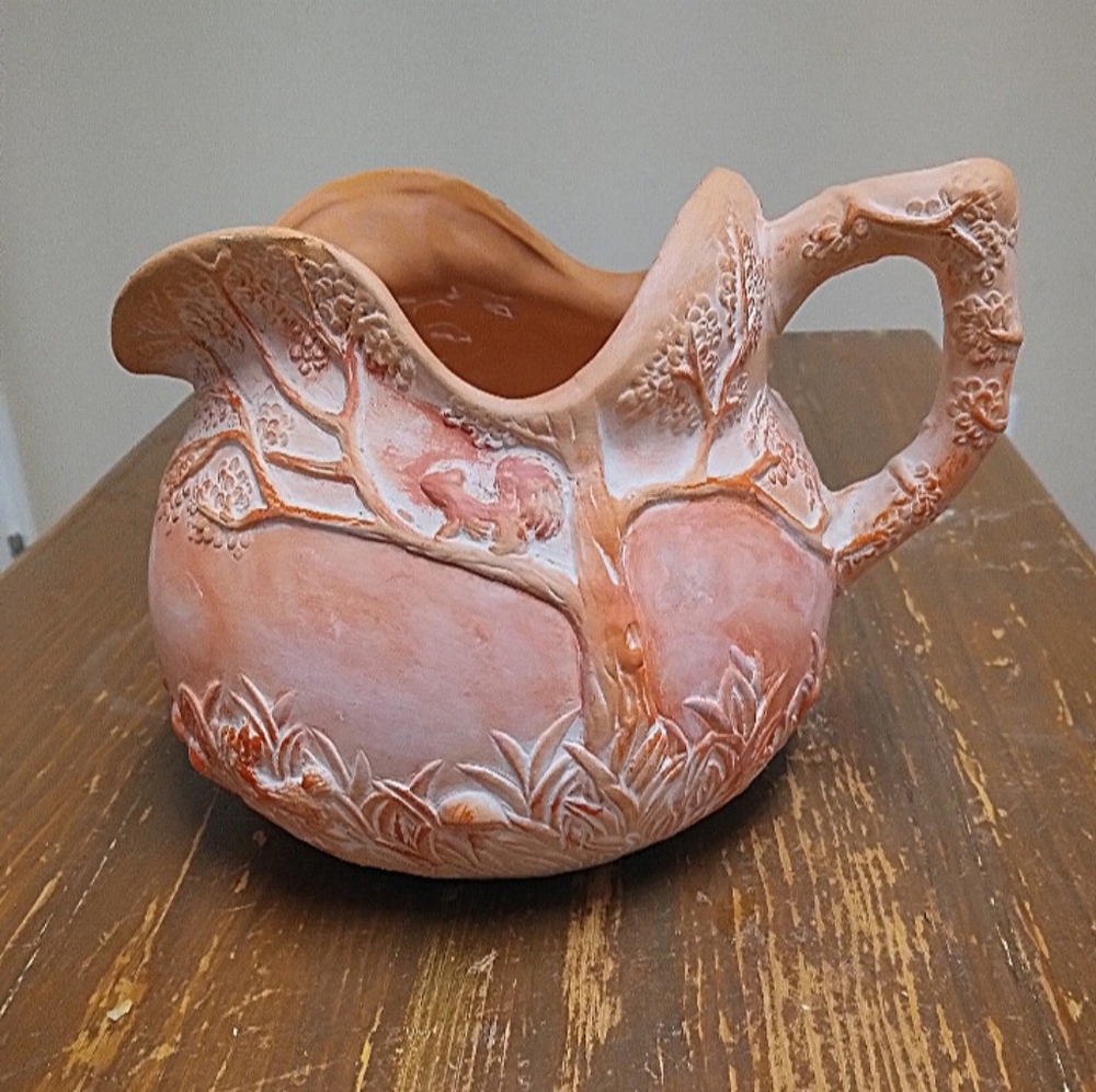 Vintage RubiconTerra cotta pitcher